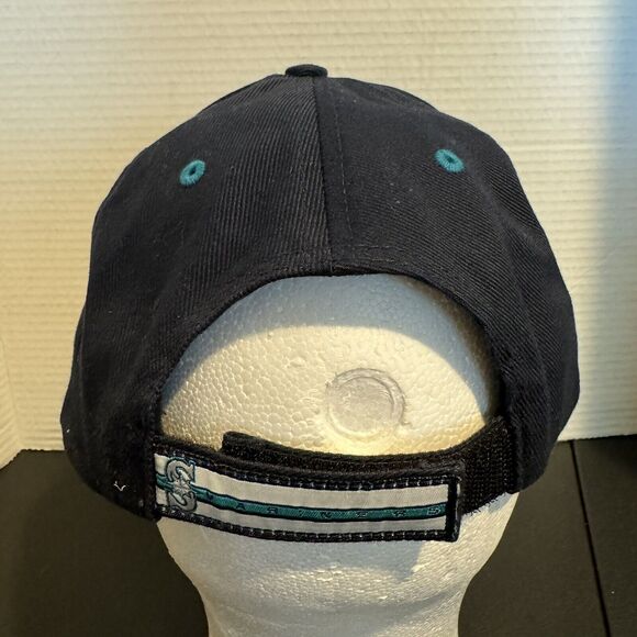 Seattle Mariners Twins Enterprise Baseball Cap Blue Strapback Embroidered Hat - Picture 4 of 7